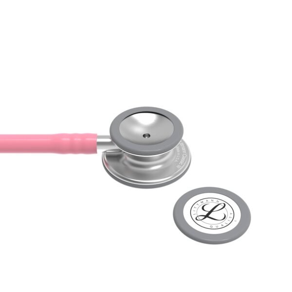 3M Littmann Classic III Monitoring Stethoscope, Pink Tube, 27 inch, 5633 - Image 2