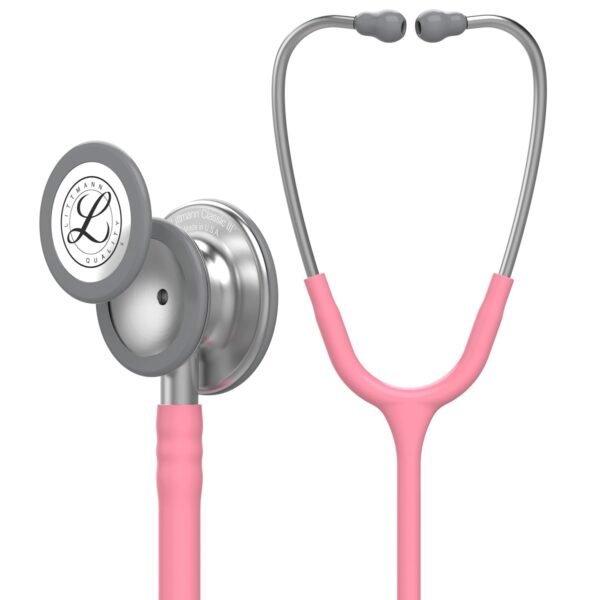 3M Littmann Classic III Monitoring Stethoscope, Pink Tube, 27 inch, 5633